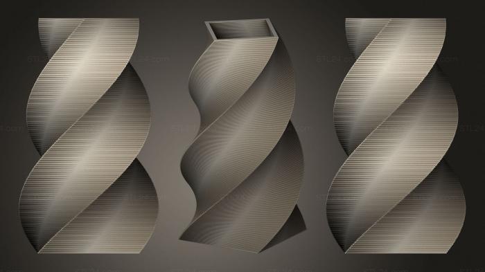 Vases (Square Vase Cup (46), VZ_1124) 3D models for cnc