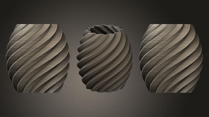 Vases (Square Vase Cup (47), VZ_1125) 3D models for cnc