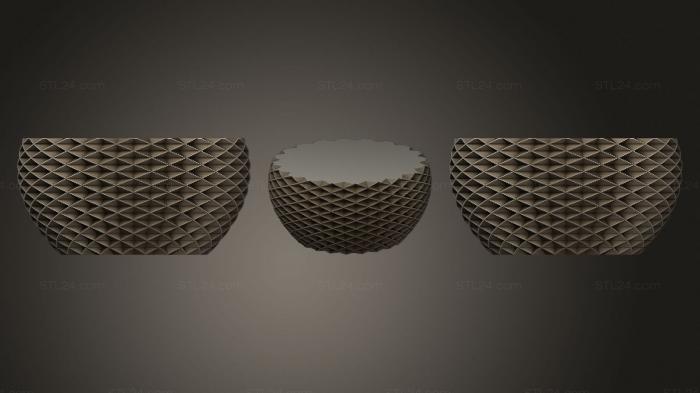 Vases (Square Vase Cup (51), VZ_1129) 3D models for cnc