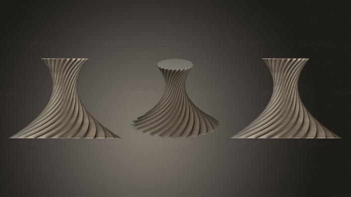 Vases (Square Vase Cup (62), VZ_1137) 3D models for cnc