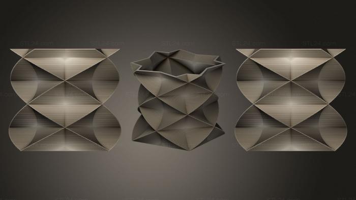 Vases (Square Vase Cup Di Niko (1), VZ_1139) 3D models for cnc