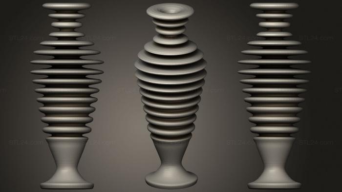 Vases (Vase Of Duality Of Perception, VZ_1269) 3D models for cnc