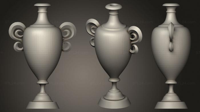 Vases (Vase With Ears, VZ_1277) 3D models for cnc