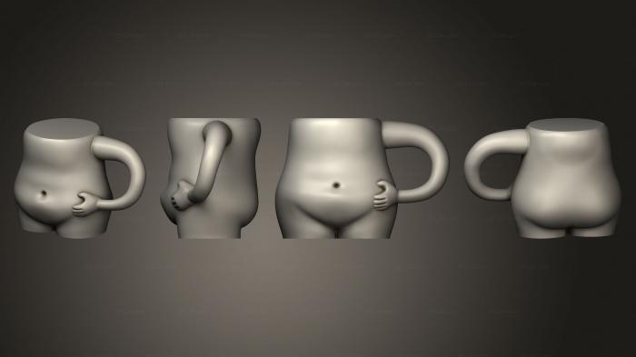Vases (Taza Panza Mujer by Ruben, VZ_1376) 3D models for cnc