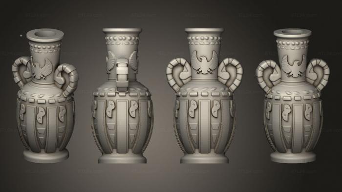 Vases (TOMB AND EGYPTIAN Urn 1 002, VZ_1382) 3D models for cnc