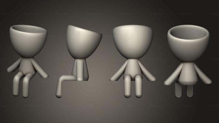 Vases (Vaso 4, VZ_1388) 3D models for cnc