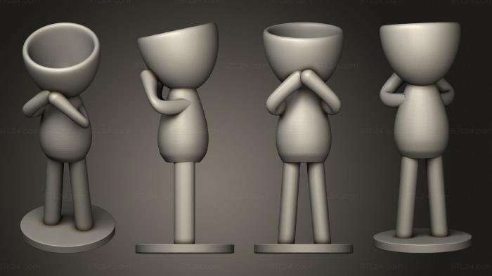 Vases (vaso 6, VZ_1390) 3D models for cnc
