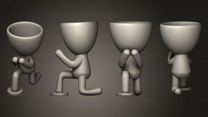 Vases (vaso 8, VZ_1392) 3D models for cnc