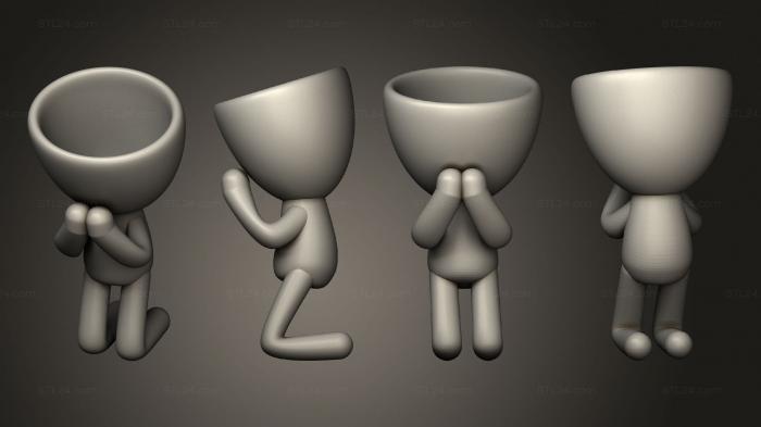 Vases (vaso 9, VZ_1393) 3D models for cnc