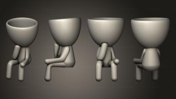 Vases (vaso 11, VZ_1395) 3D models for cnc