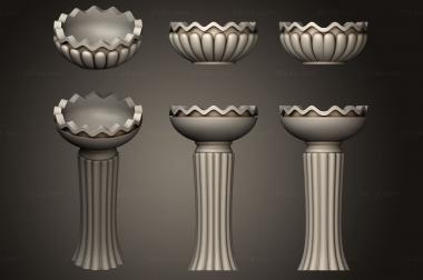 Vases (Qurna, VZ_1428) 3D models for cnc