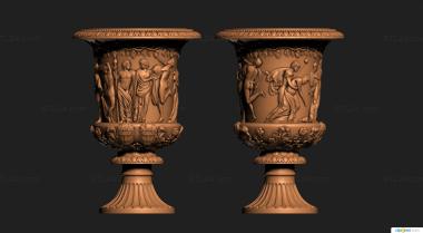 Vases (Option 2 VZ 0008, VZ_1431) 3D models for cnc