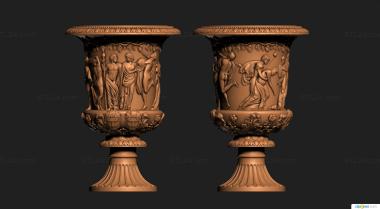 Vases (Option VZ 0008, VZ_1433) 3D models for cnc