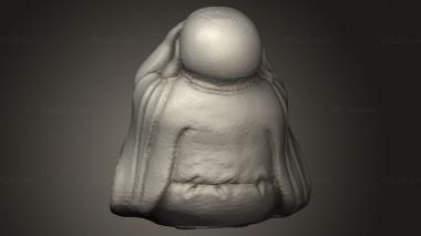 Vases (Buddha see evil hear speak buddha see no evil, VZ_1453) 3D models for cnc