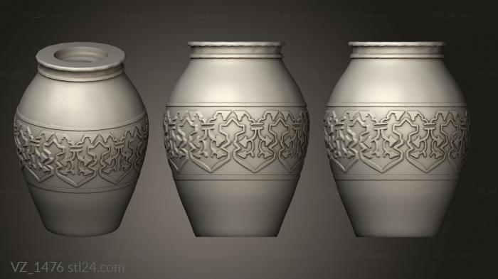 Vases (VZ_1476) 3D models for cnc