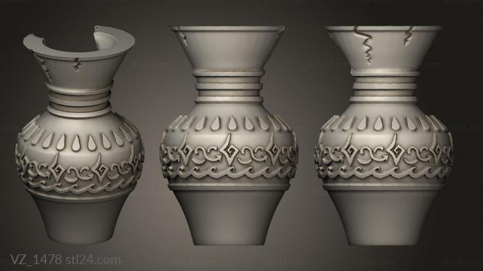 Vases (VZ_1478) 3D models for cnc
