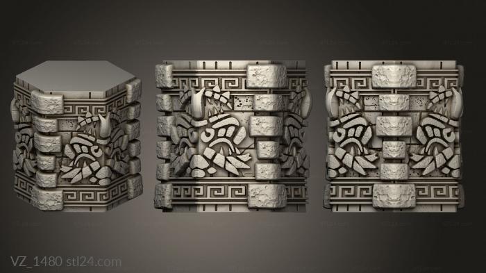 Vases (VZ_1480) 3D models for cnc
