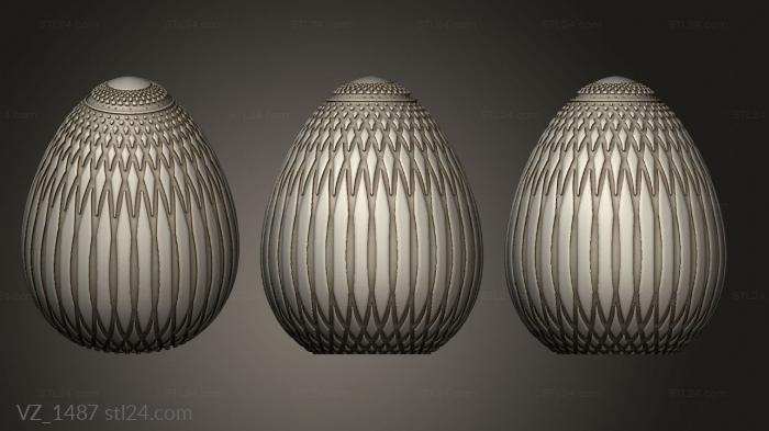 Vases (VZ_1487) 3D models for cnc