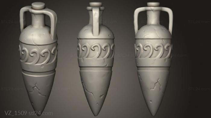 Vases (VZ_1509) 3D models for cnc
