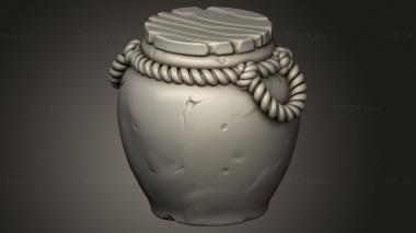 Vases (Drunken Dwarf, VZ_1511) 3D models for cnc