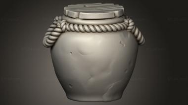 Vases (Drunken Dwarf, VZ_1511) 3D models for cnc