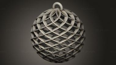 Vases (teardrop lattice ornament, VZ_1564) 3D models for cnc