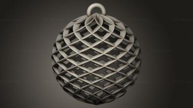 Vases (teardrop lattice ornament, VZ_1564) 3D models for cnc