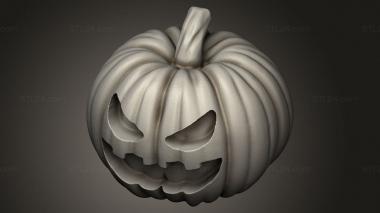 Vases (Harrow Haunt Terrain pumpkin face, VZ_1578) 3D models for cnc