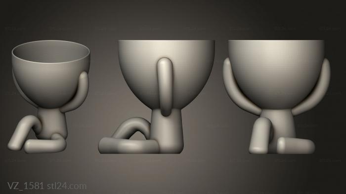Vases (VZ_1581) 3D models for cnc