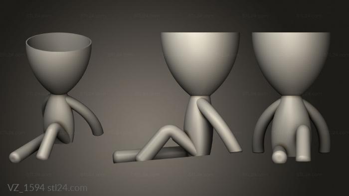 Vases (VZ_1594) 3D models for cnc
