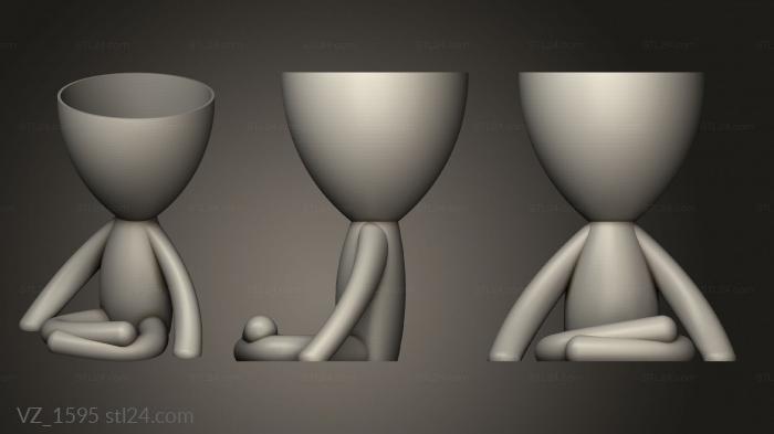 Vases (VZ_1595) 3D models for cnc