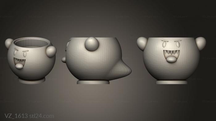 Vases (VZ_1613) 3D models for cnc