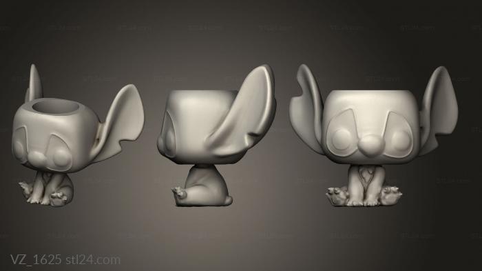 Vases (VZ_1625) 3D models for cnc