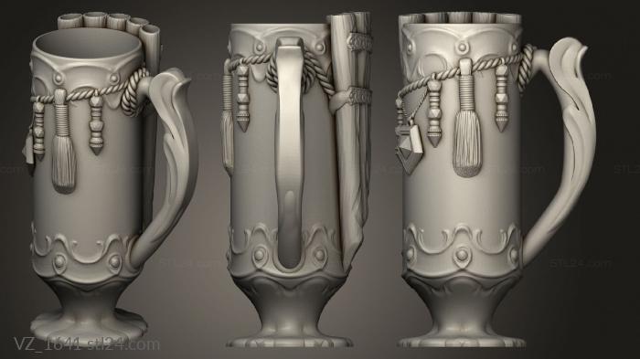 Vases (VZ_1641) 3D models for cnc