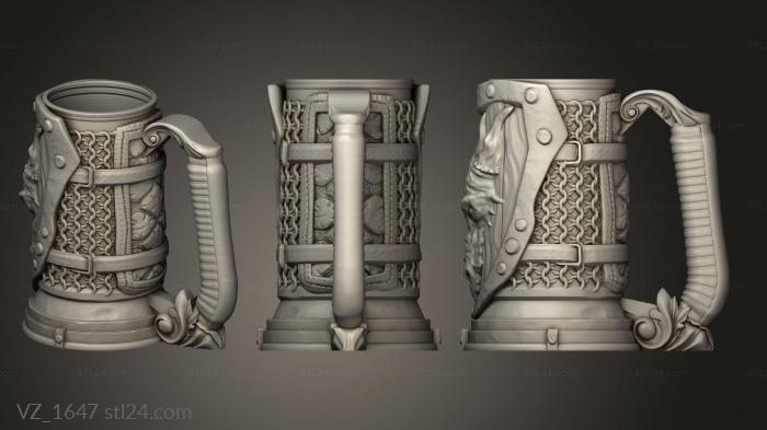 Vases (VZ_1647) 3D models for cnc