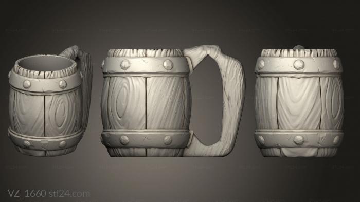 Vases (VZ_1660) 3D models for cnc