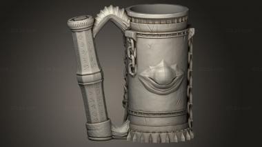 Vases (Mugs Warlock, VZ_1662) 3D models for cnc