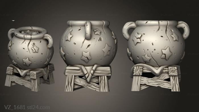 Vases (VZ_1681) 3D models for cnc