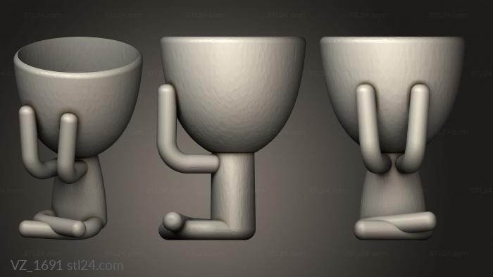 Vases (VZ_1691) 3D models for cnc