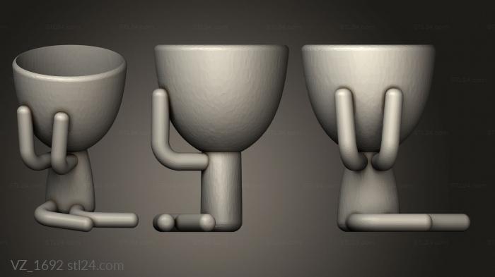 Vases (VZ_1692) 3D models for cnc