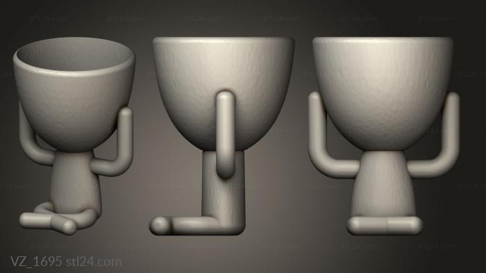 Vases (VZ_1695) 3D models for cnc