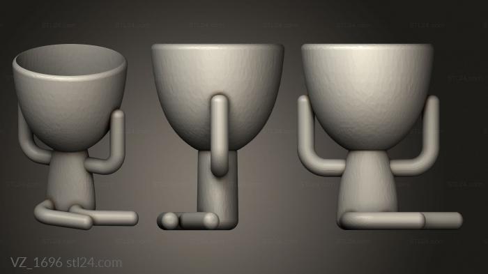 Vases (VZ_1696) 3D models for cnc