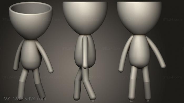 Vases (VZ_1697) 3D models for cnc