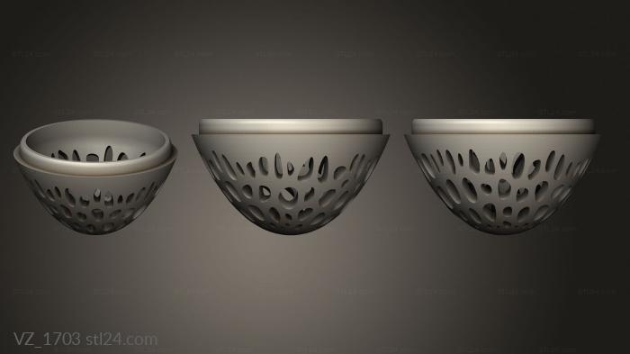 Vases (VZ_1703) 3D models for cnc
