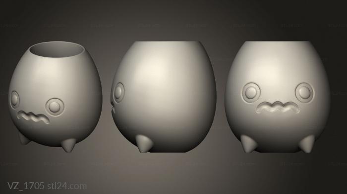 Vases (VZ_1705) 3D models for cnc