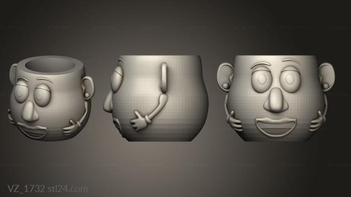 Vases (VZ_1732) 3D models for cnc
