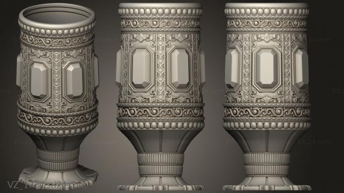 Vases (VZ_1734) 3D models for cnc