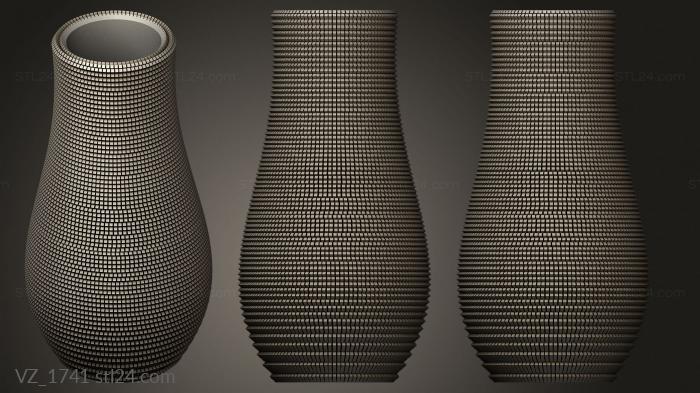 Vases (VZ_1741) 3D models for cnc