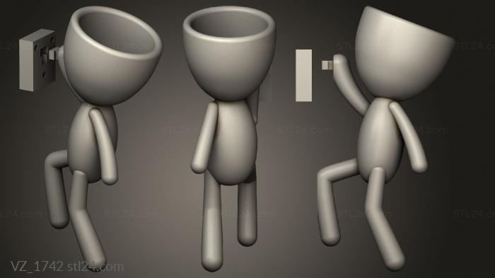 Vases (VZ_1742) 3D models for cnc