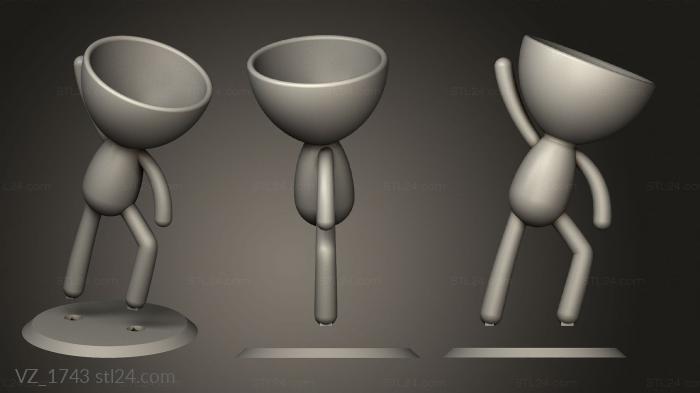 Vases (VZ_1743) 3D models for cnc